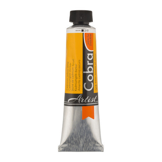 Cobra Artist Oil Colour Tube 40 ml Cadmium Yellow Deep