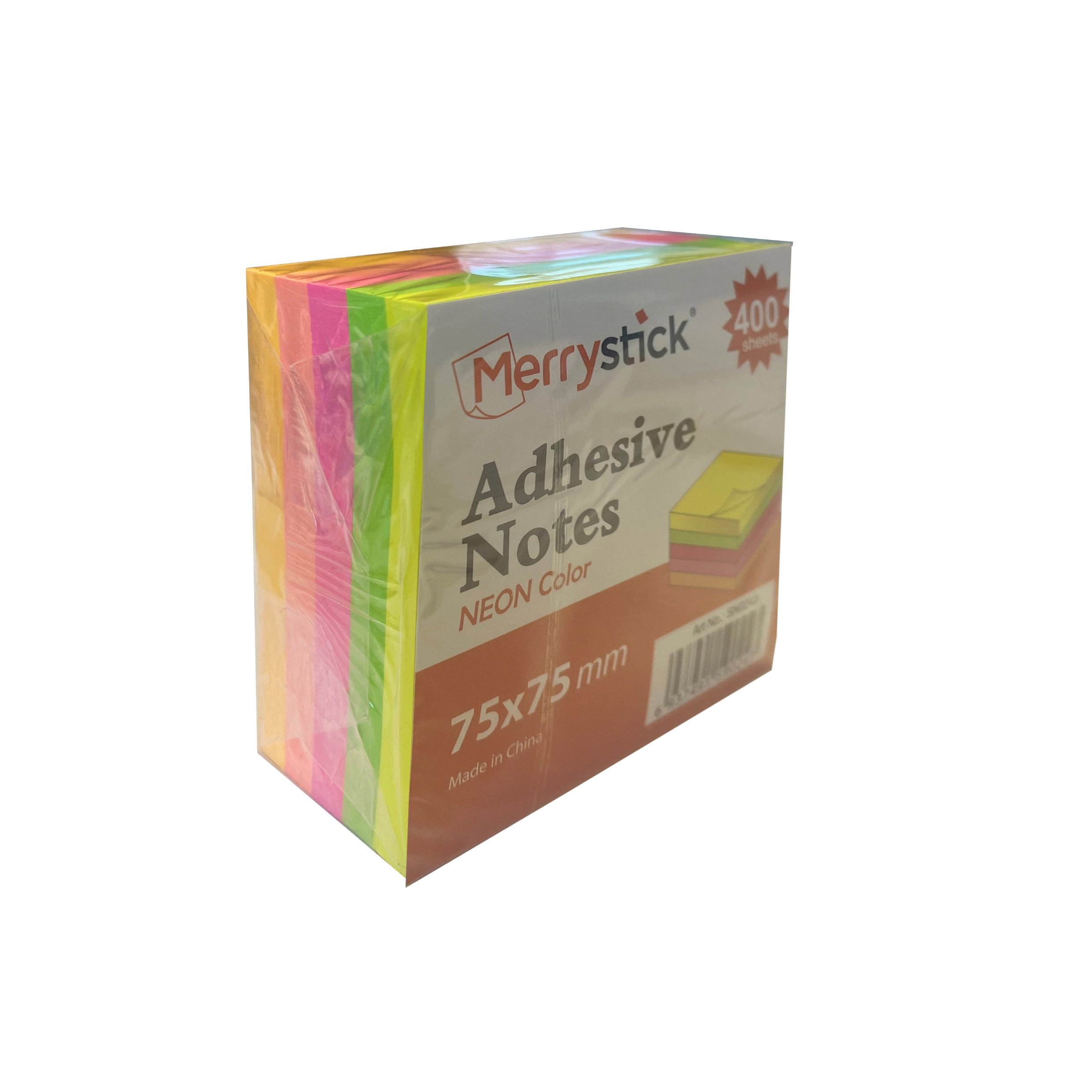 Sticky notes 5colors 400sh, 75x75mm, Neon colors Thumbnail