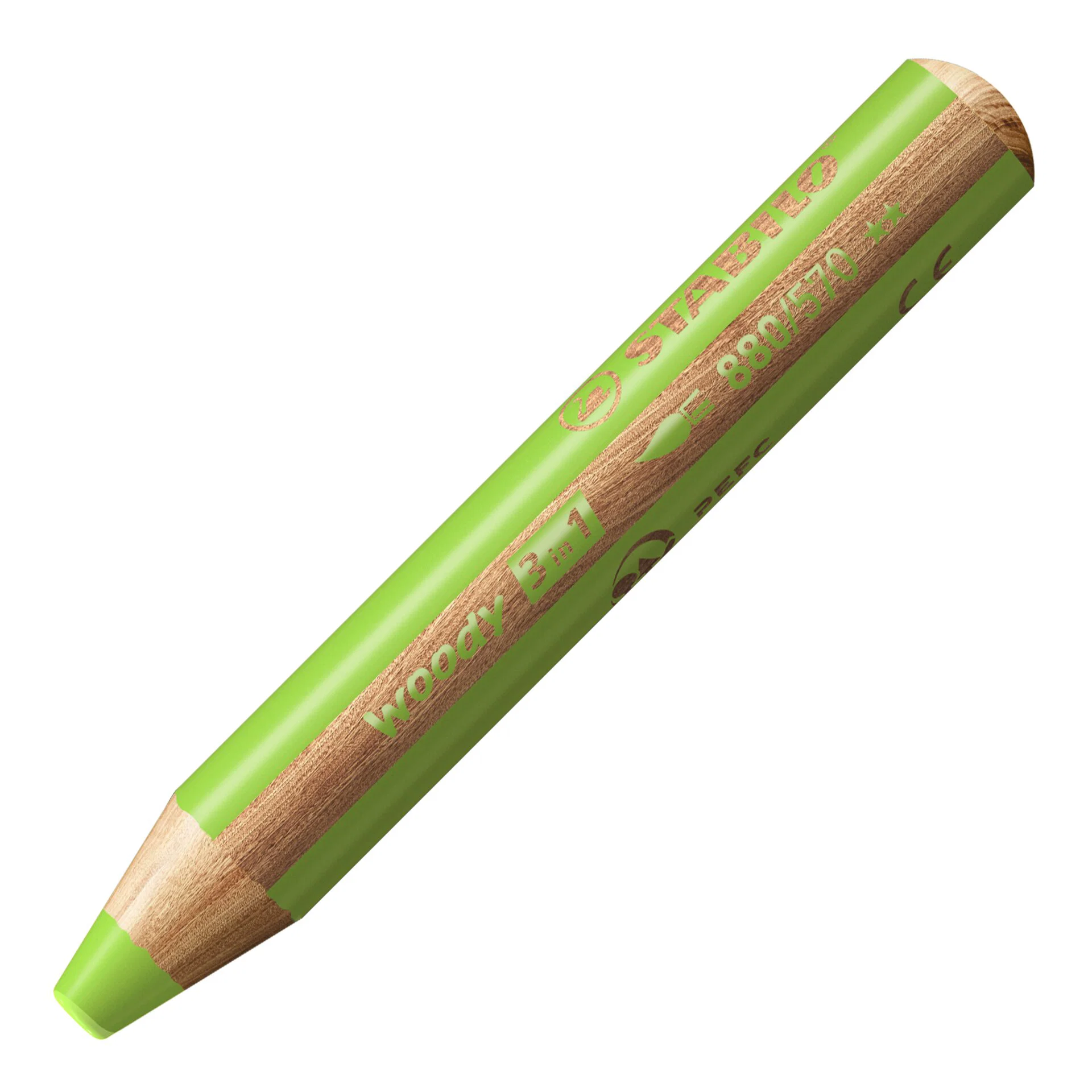 Stabilo Woody Extra Thick Light Green Thumbnail
