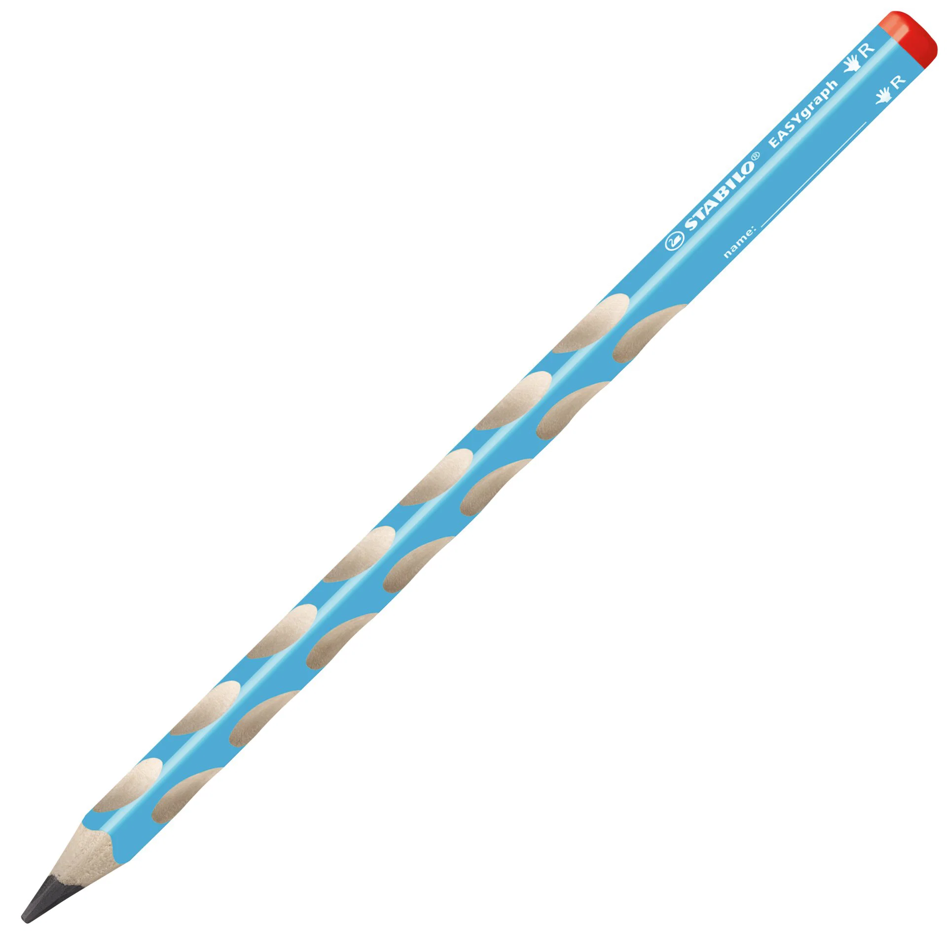 STABILO EASYgraph ergonomic Graphite Pencil HB, right-handed, blue, dozen Thumbnail