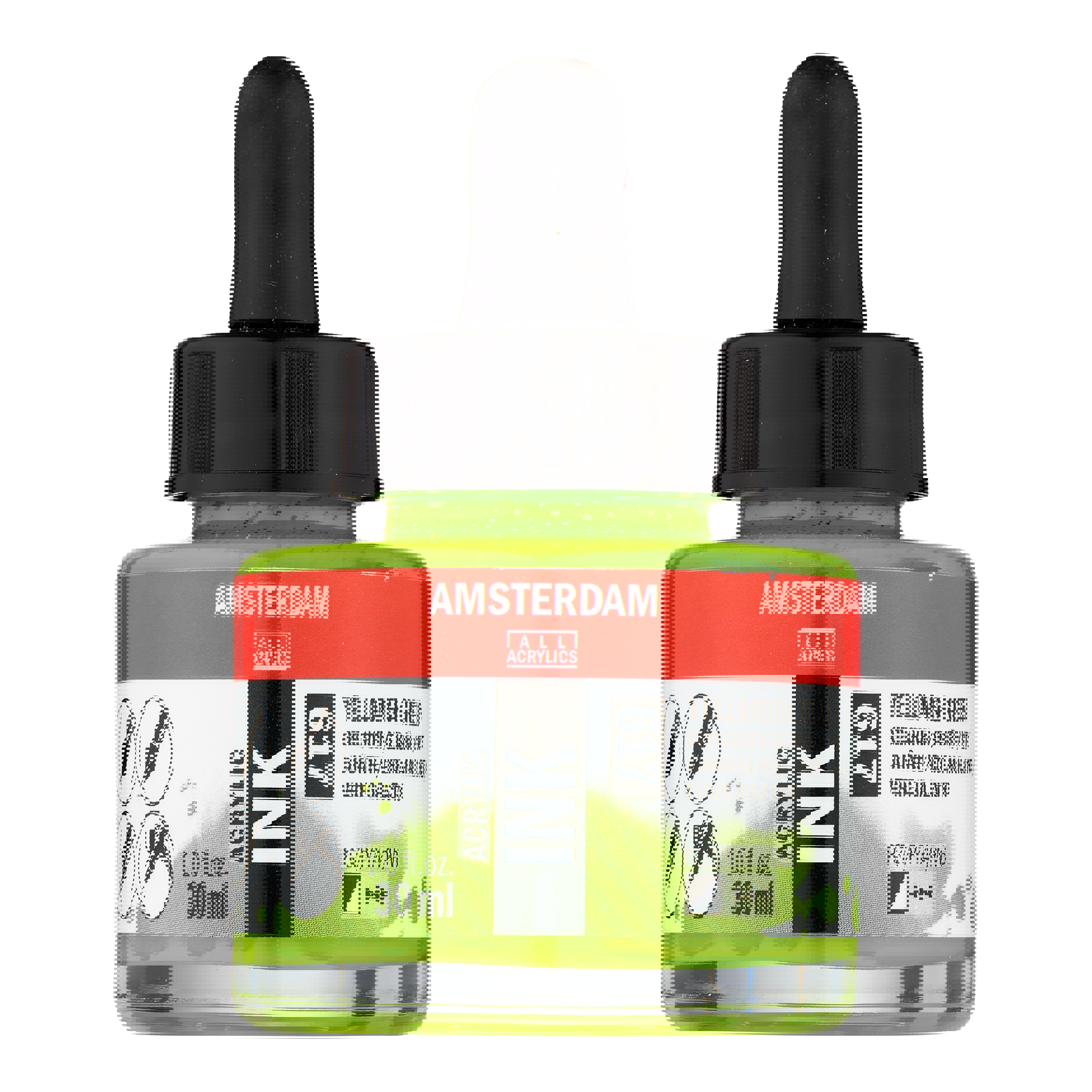 Amsterdam Acrylic Ink Bottle 30 ml Yellowish Green