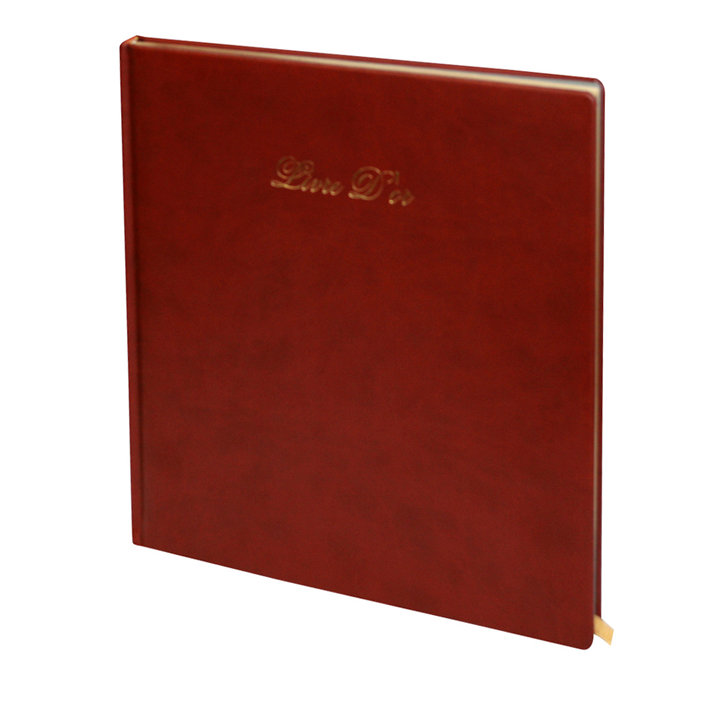 GOLD Book PU 100gsm Gilded 100sh 29x29cm Sand