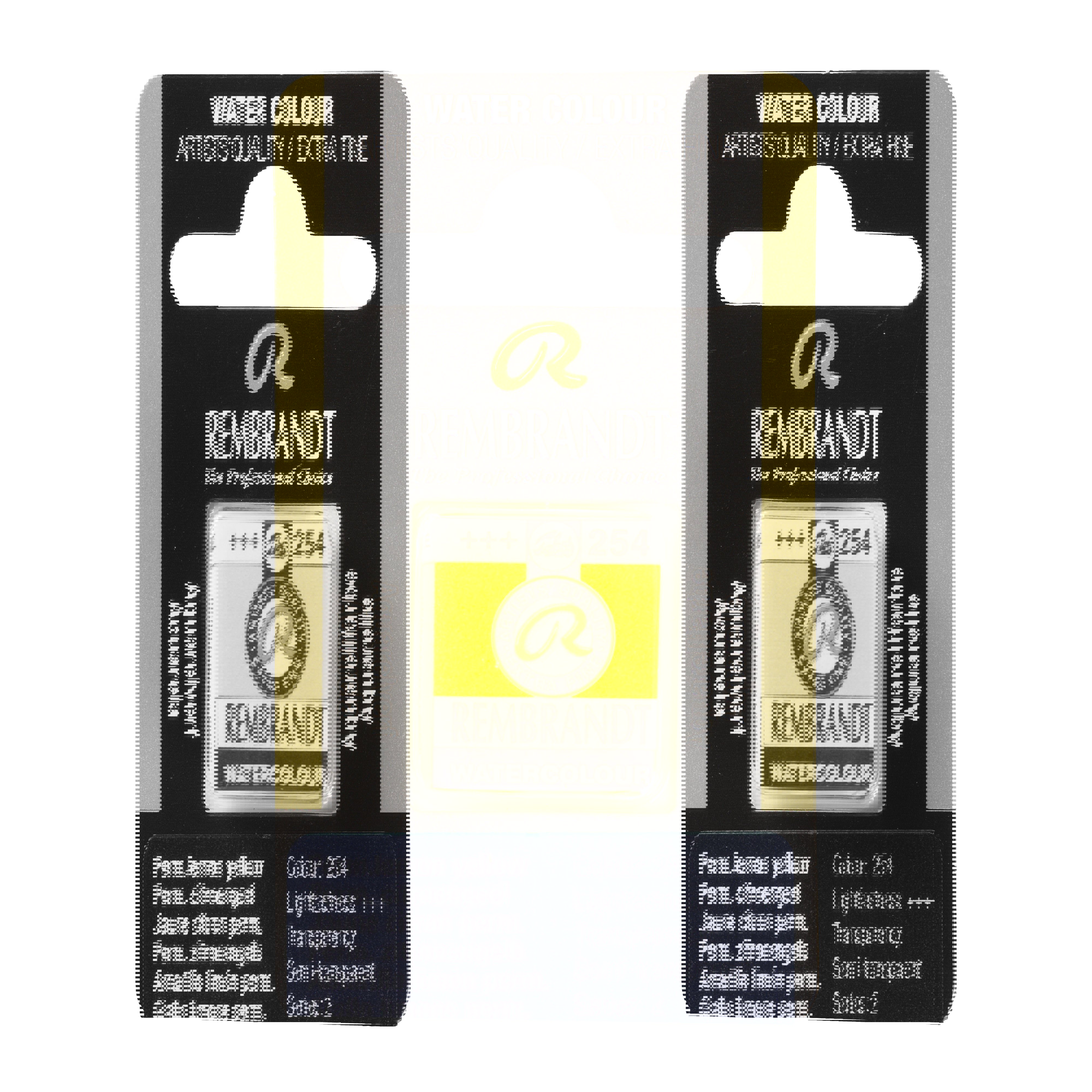 Rembrandt Watercolour Pan Permanent Lemon Yellow 1 piece