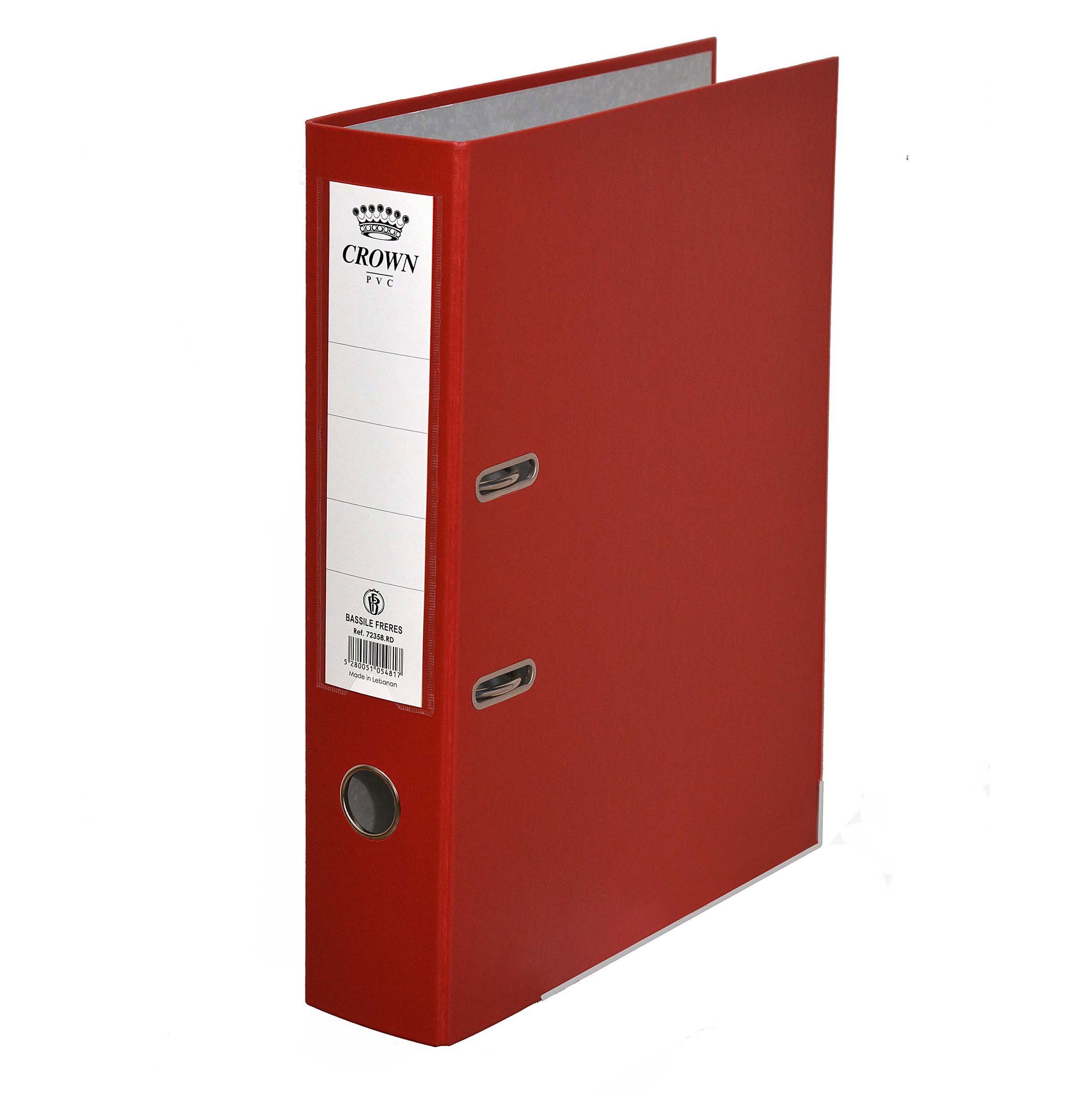 CROWN Letter-file PP 8cm FC Red