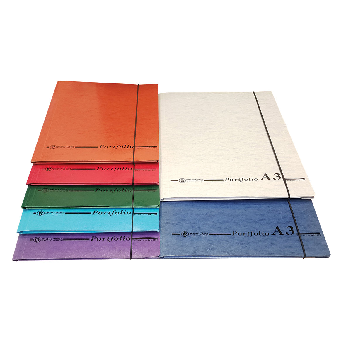 PORTFOLIO Flap File PG 726g w/Elastic A3-Dark Blue