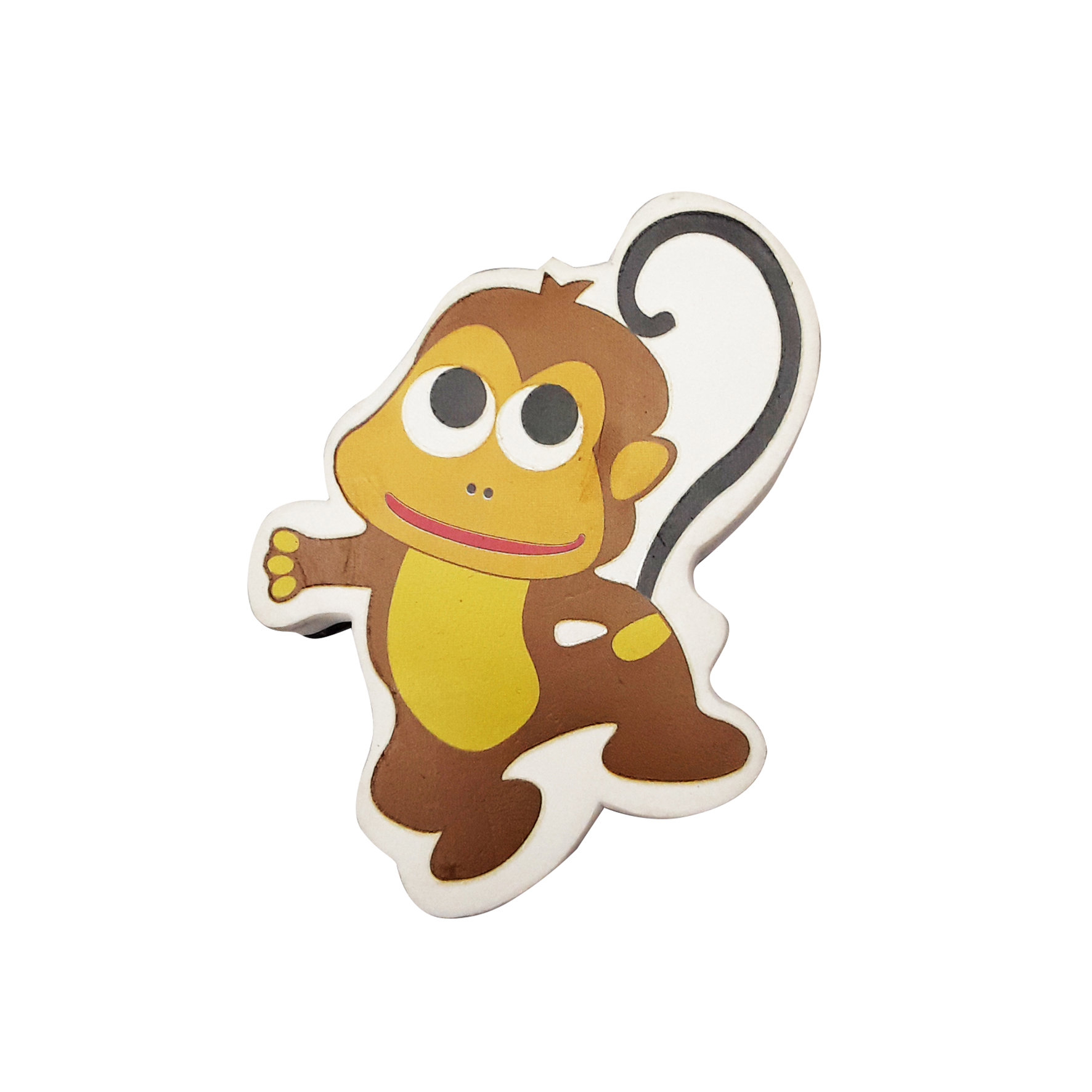 #7510 White Board Eraser For Kids Monkey Shape