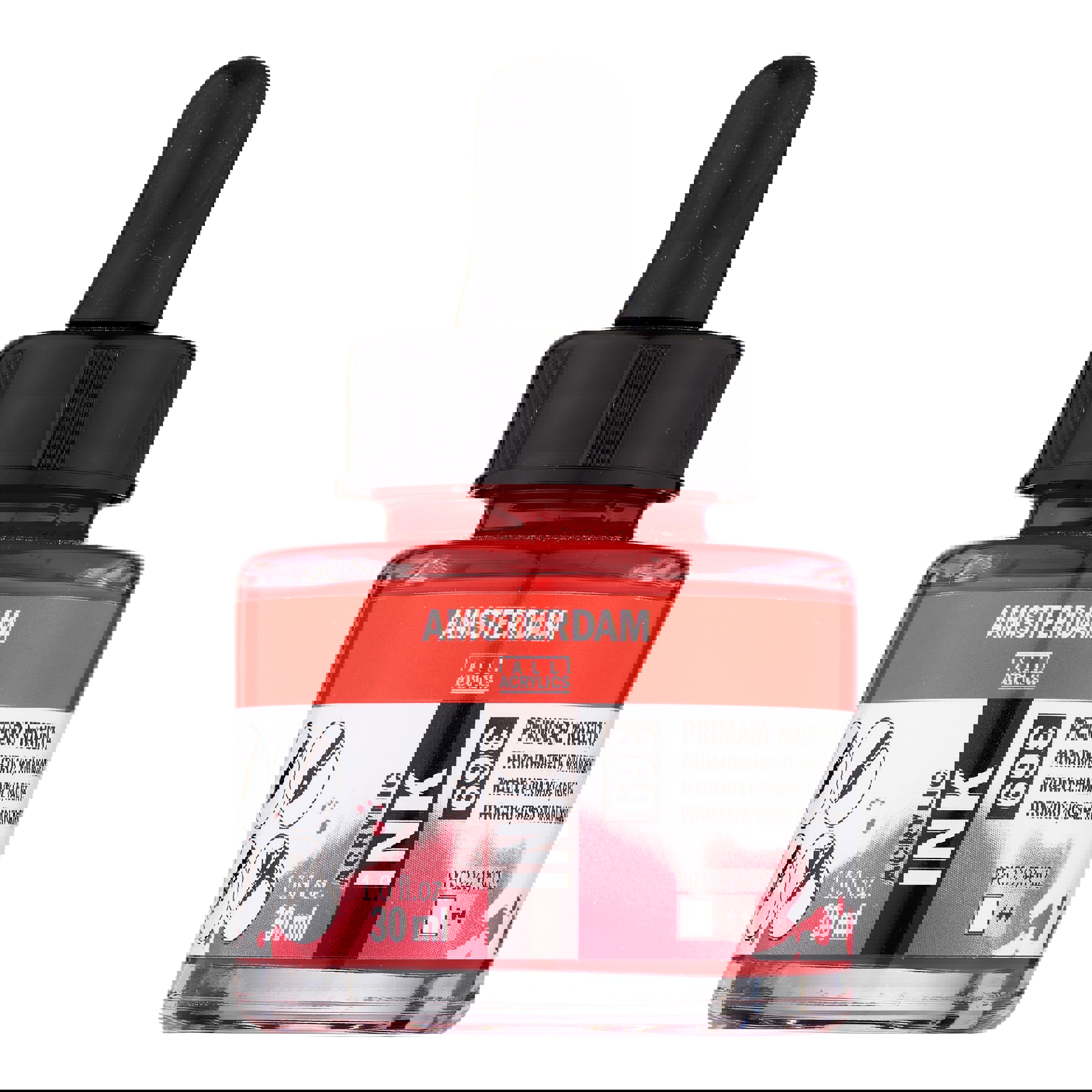 Amsterdam Acrylic Ink Bottle 30 ml Primary Magenta