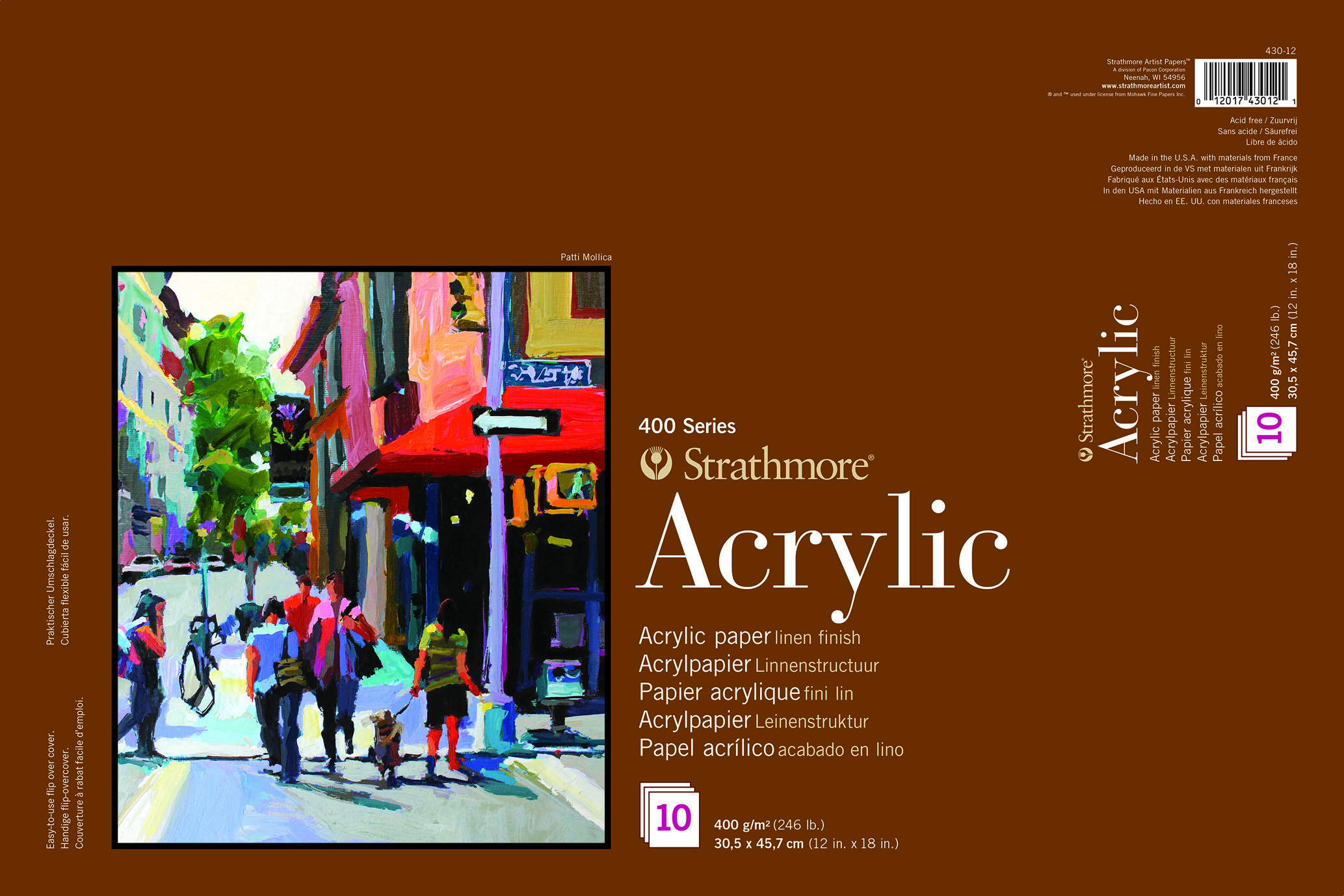 400 ACR.PAD 30,5X45,7 10/400G#