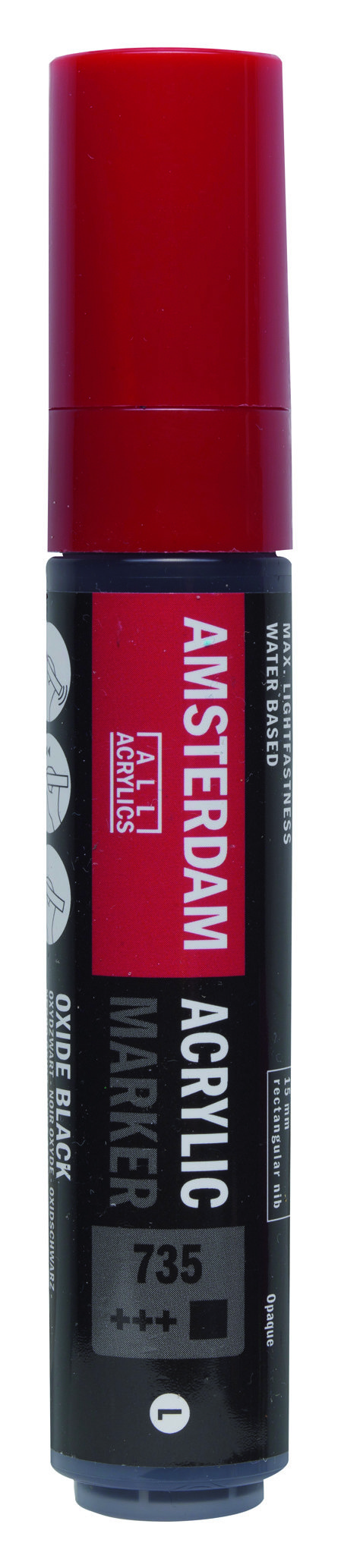 Amsterdam Acrylic Marker 15 mm Oxide Black