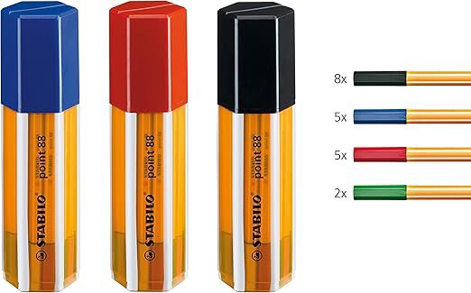 8820-6 Point 88 Big Point 20fineliner 4colors