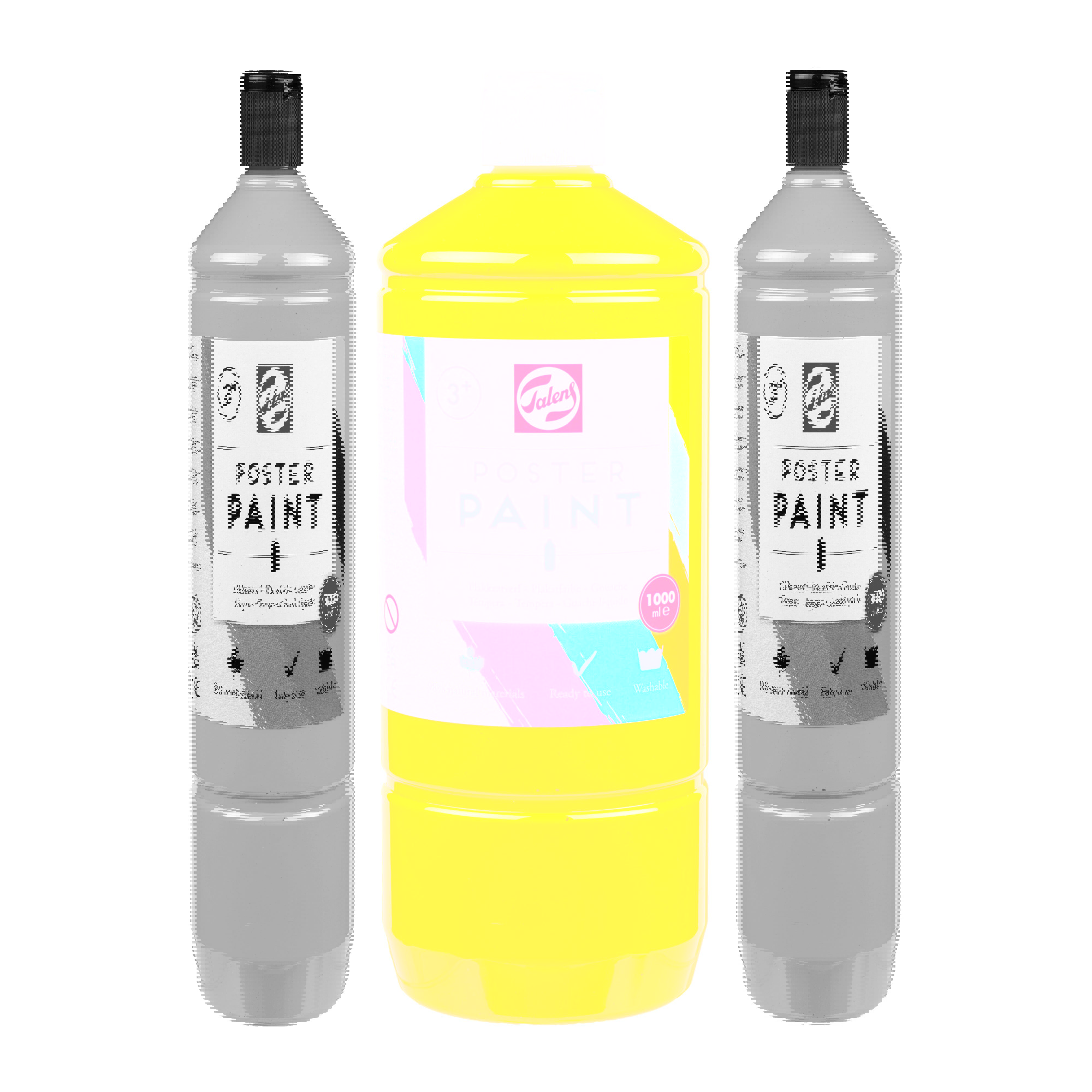 Talens School Colours Bottle 1000 ml Sun Yellow