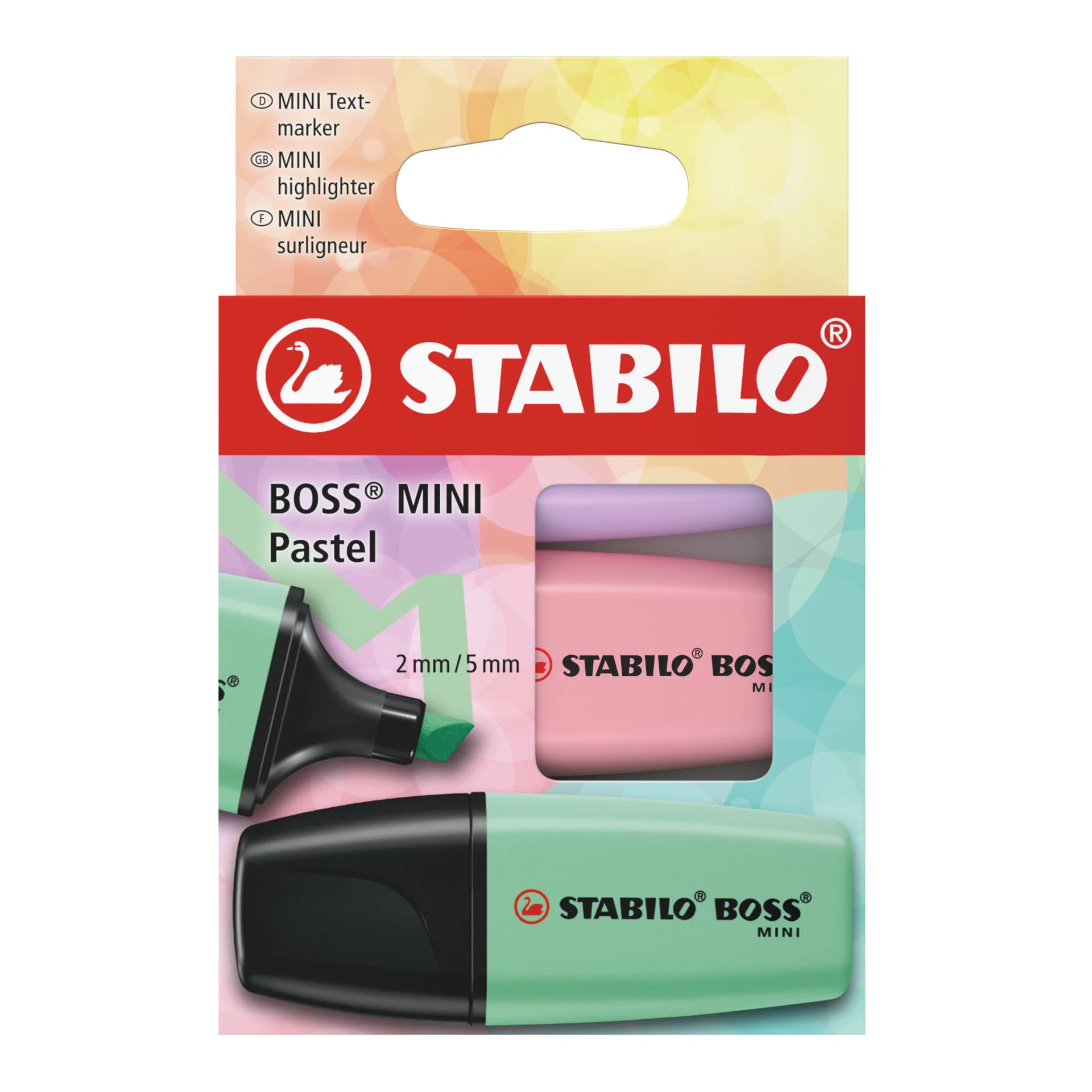STABILO BOSS MINI Pastel Wallet of 3 Highlighters Thumbnail