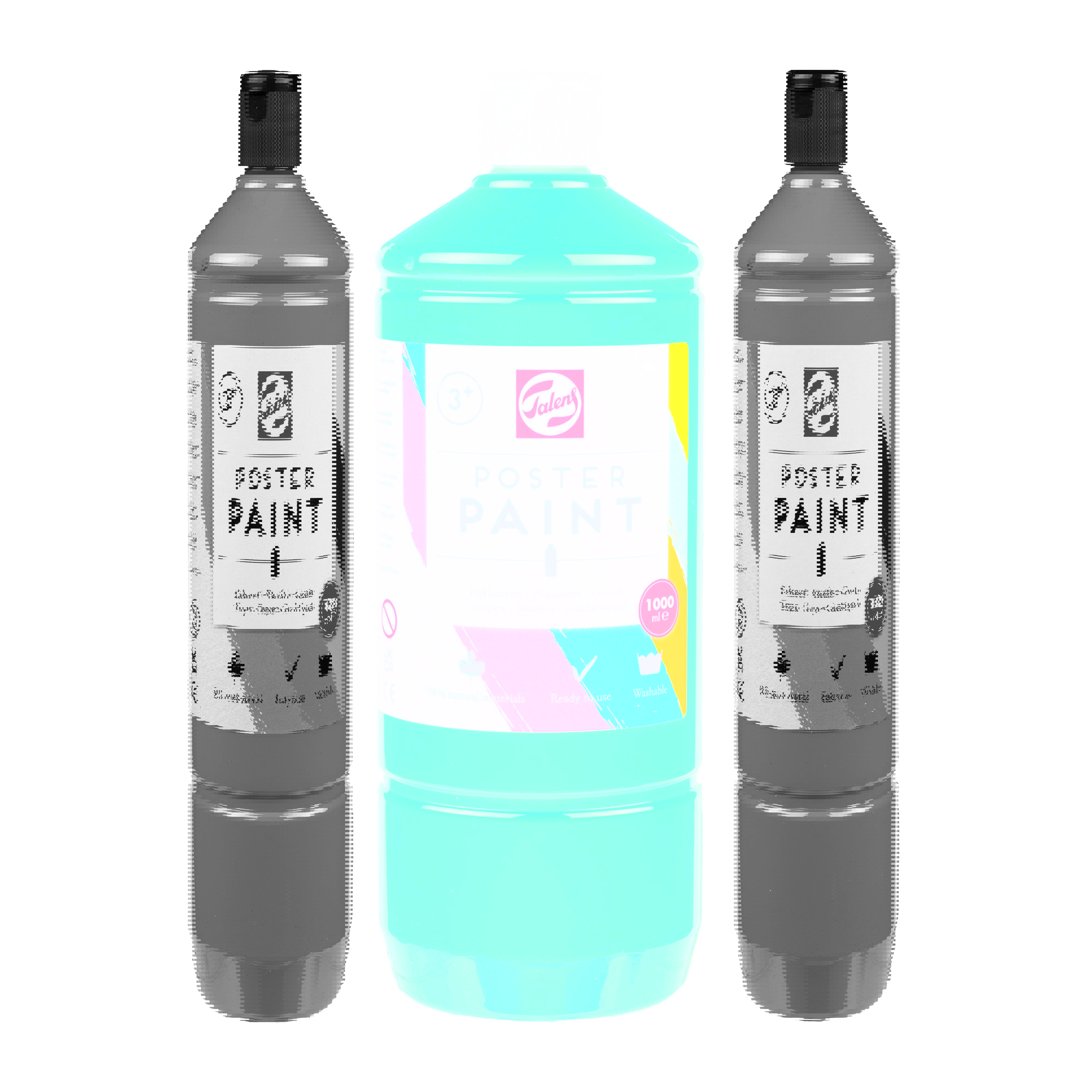 Talens School Colours Bottle 1000 ml Light Green