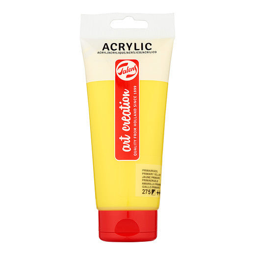 Talens Art Creation Acrylic Colour Tube 200 ml Primary Yellow