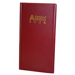 Index Bk full Add. PVC Cov.-Gilded-En-80sh-Asstd