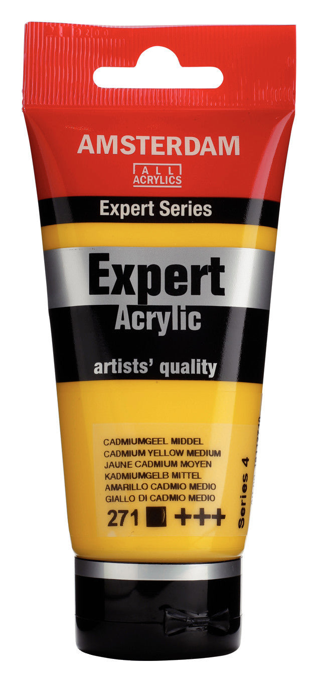 Amsterdam Expert Series Acrylic Tube 75 ml Cadmium Yellow Medium