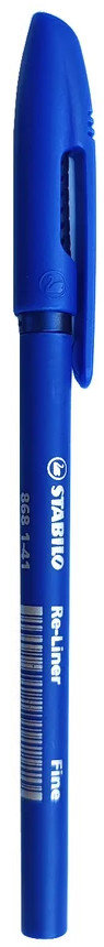 STABILO Re-Liner Ballpoint Pen Fine, Blue