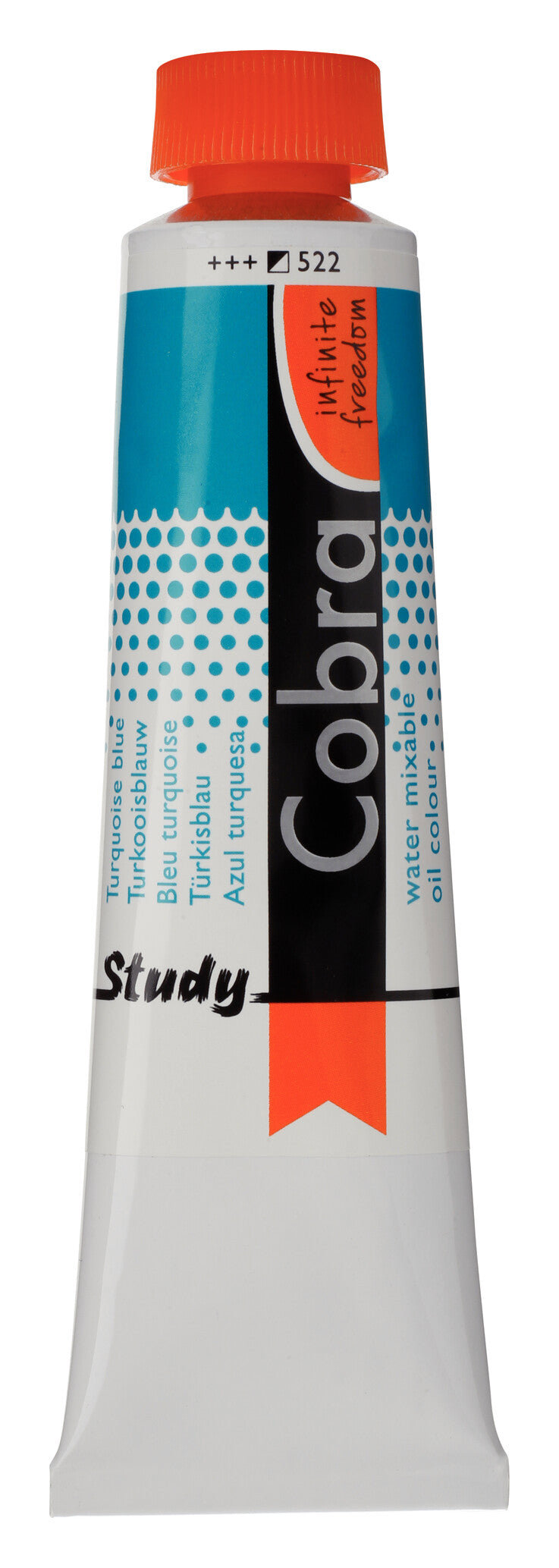 Cobra Study Oil Colour Tube 40 ml Turquoise Blue