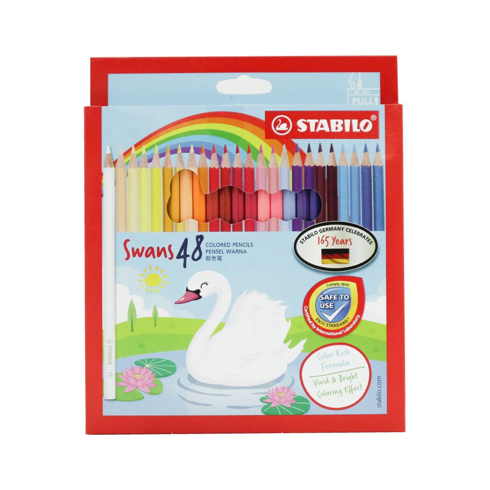 STABILO Swans Coloured Pencils 48 colours