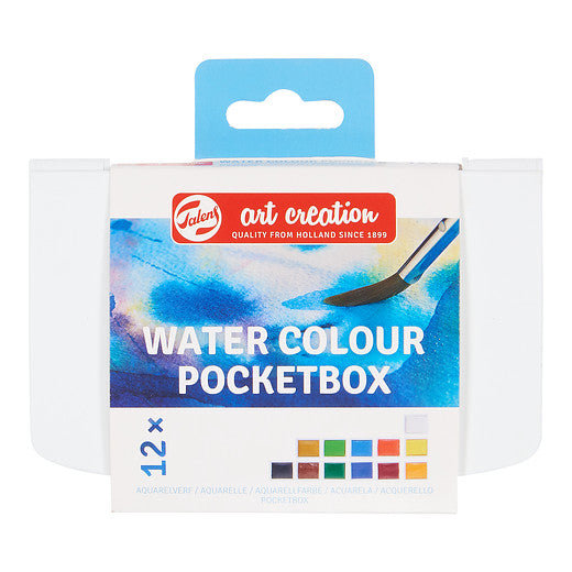 Talens Art Creation Watercolour pocket box Multi Pocket Box 12 pocketbox