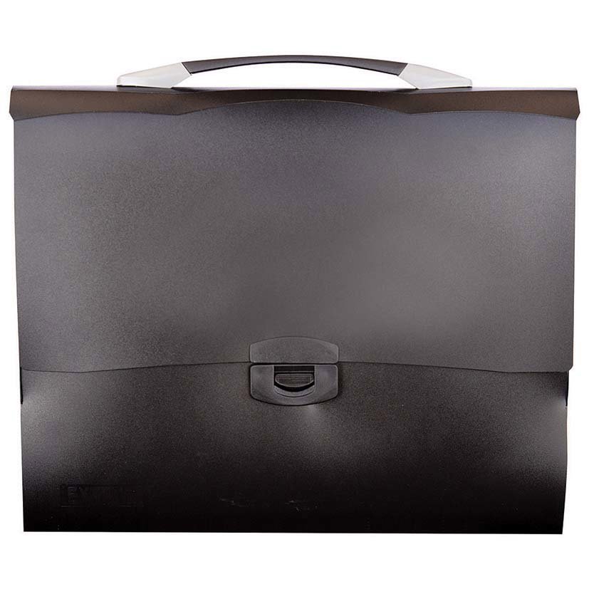 EXTEND Document Bag w/handle and lock-A4- Black