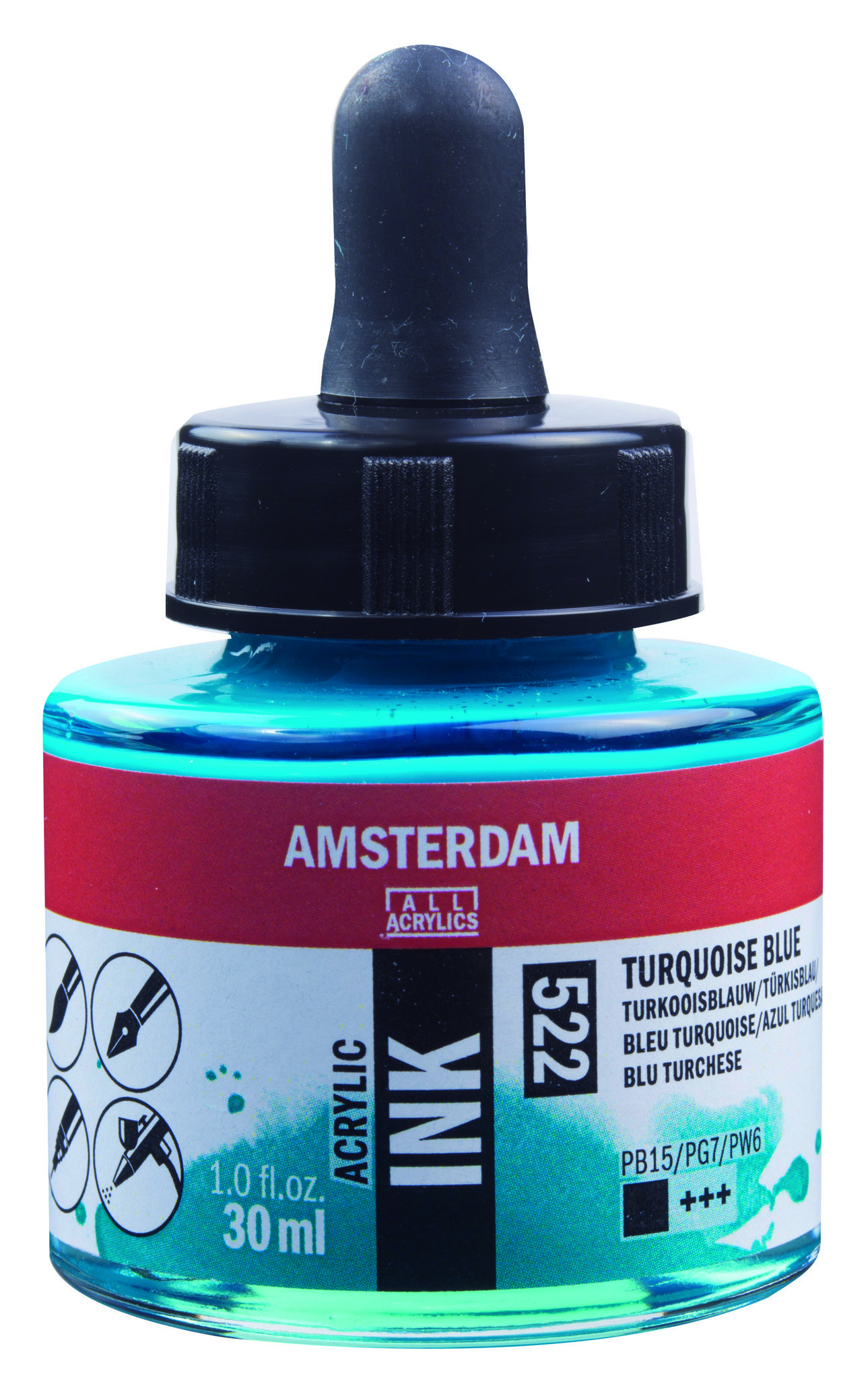 AAC INK 30ML TURQ.BLUE