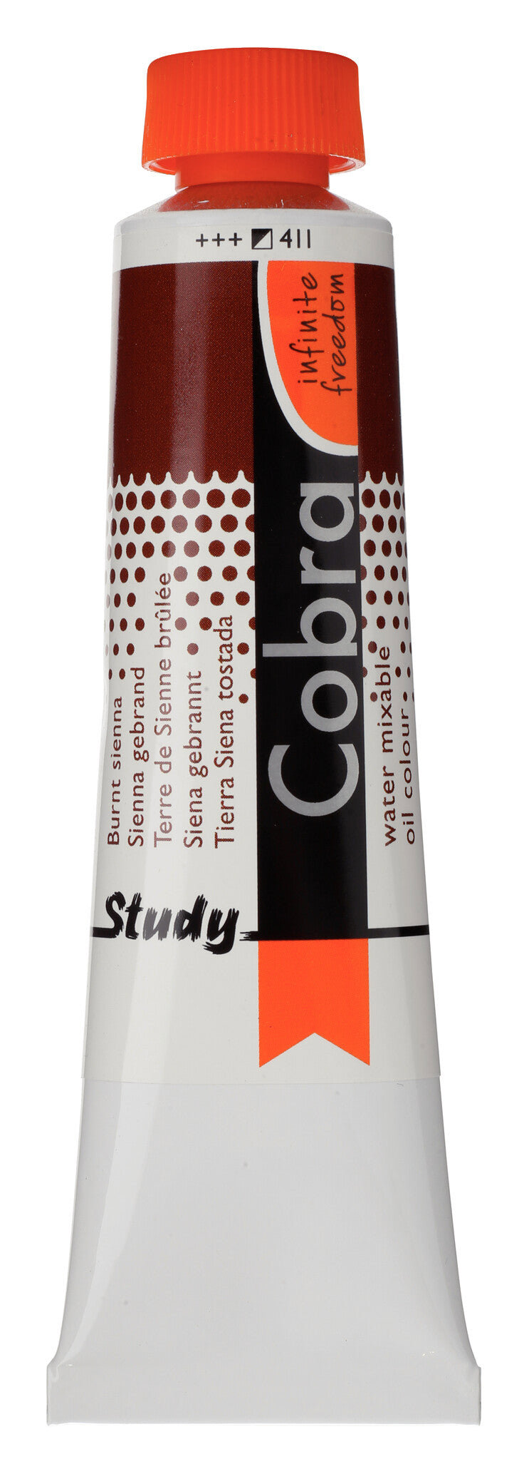 Cobra Study Oil Colour Tube 40 ml Burnt Sienna