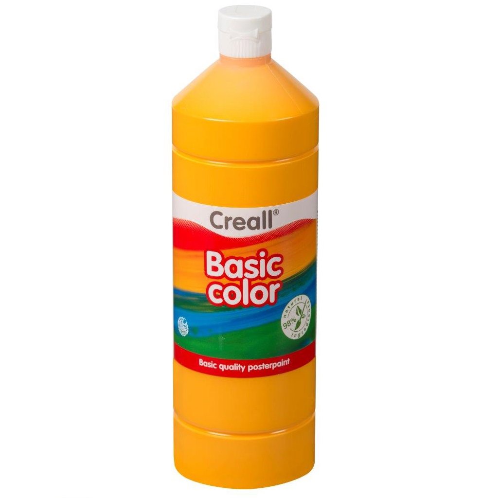 CREALL Gouache Basic 1000ml 03 Dark Yellow