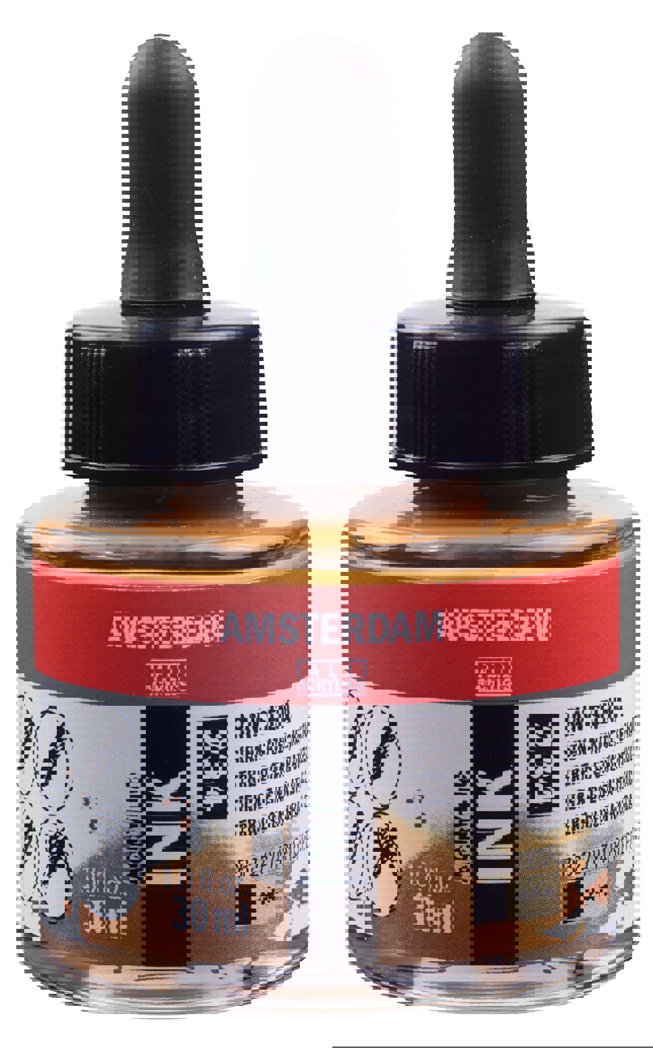 Amsterdam Acrylic Ink Bottle 30 ml B Raw Sienna