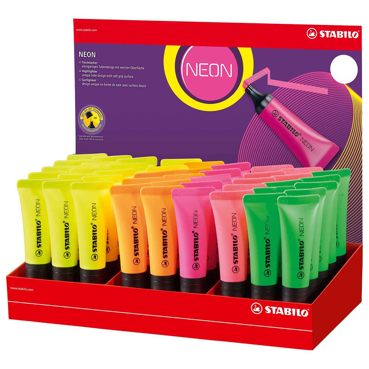 72/45-1 NEON highlighter 45Pcs in Display L
