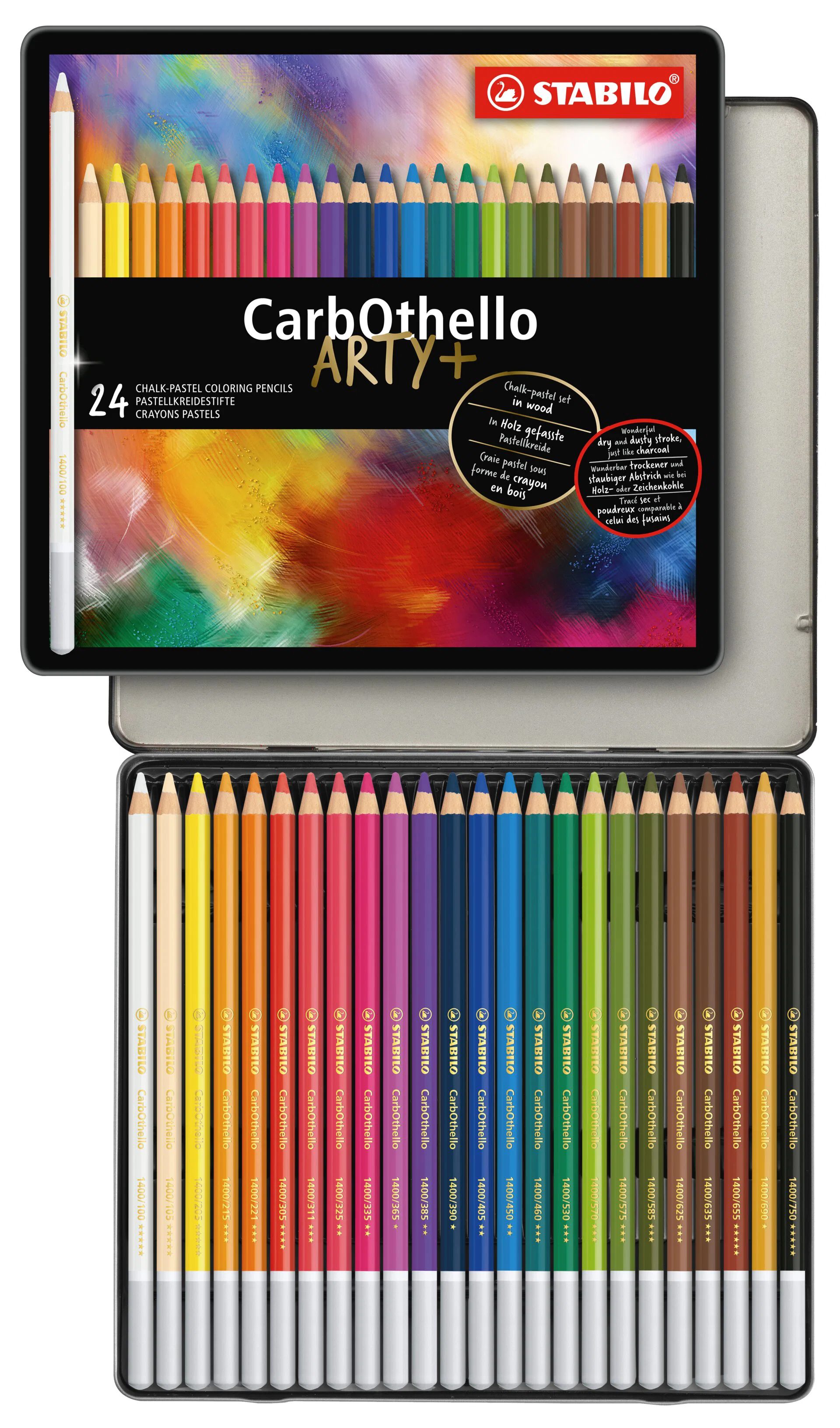 CarbOthello Metal Box 24 Colors Thumbnail