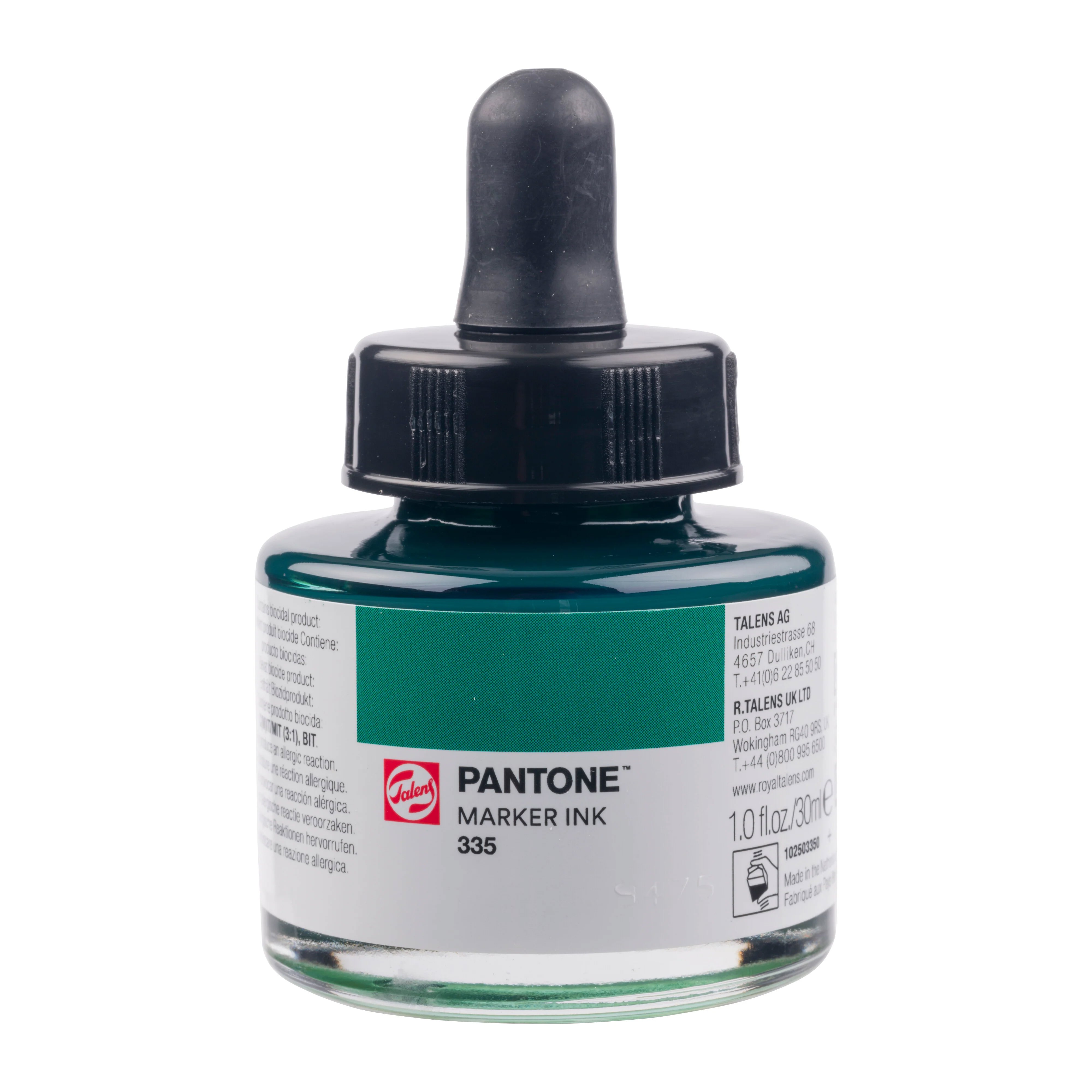 Talens Pantone Marker Ink 30ml Emerald Teal