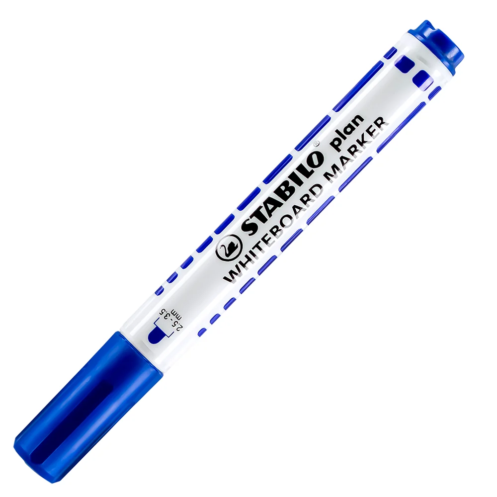 STABILO plan Whiteboard Marker round tip, blue Thumbnail