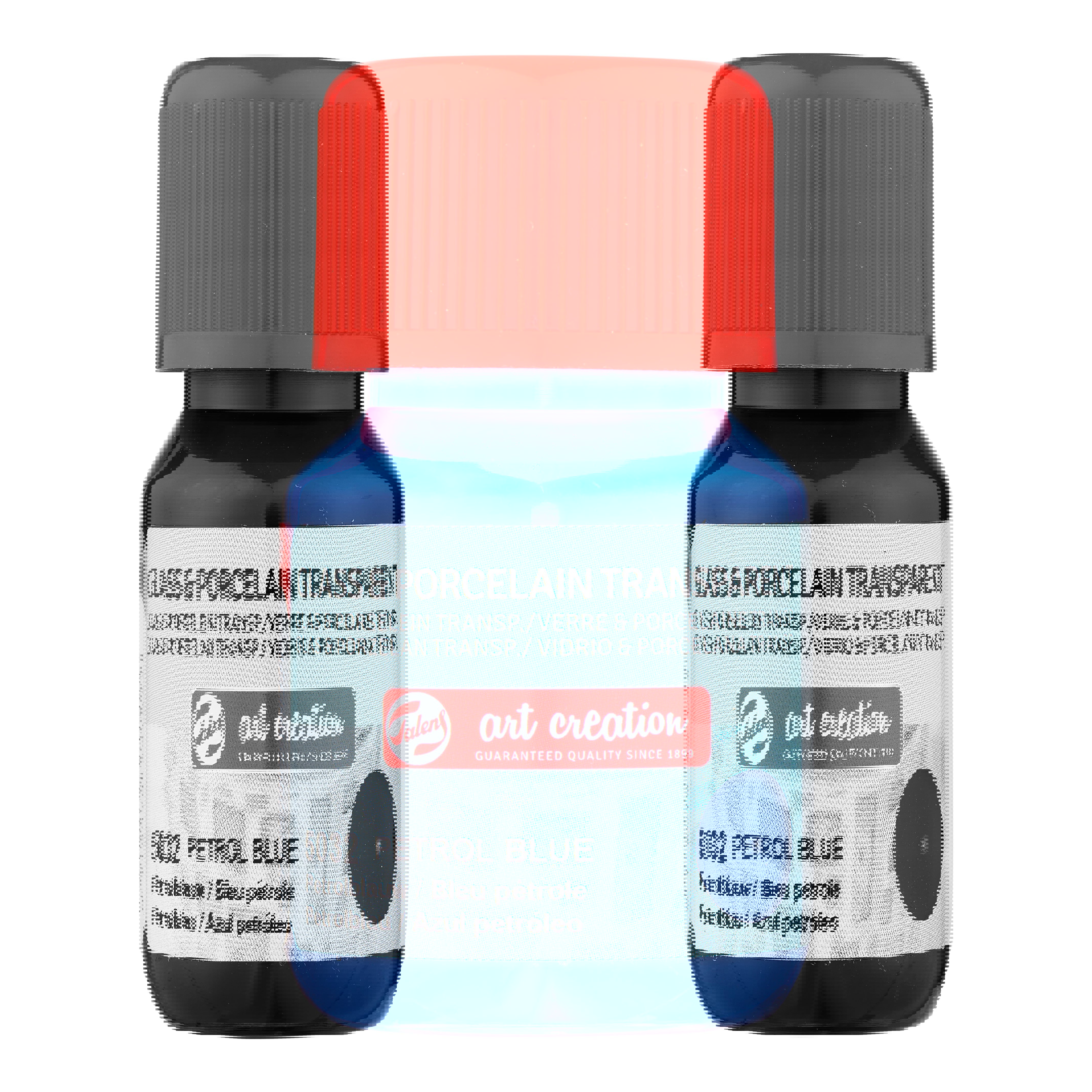 Talens Art Creation Glass & Porcelain Transparant Bottle 30 ml Petrol Blue