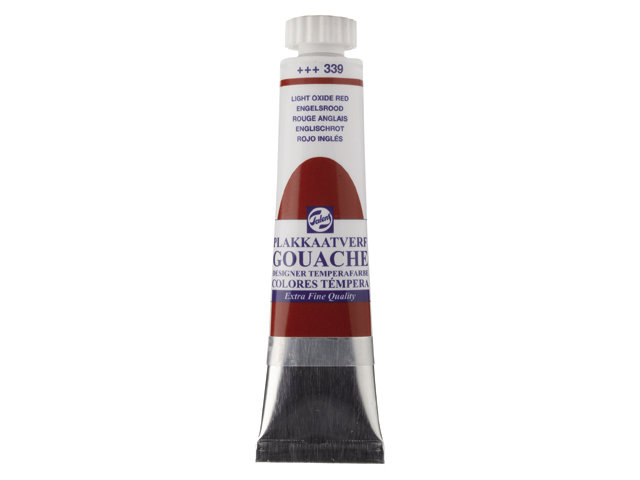 GOUACHE 20ML LT OXIDE RED