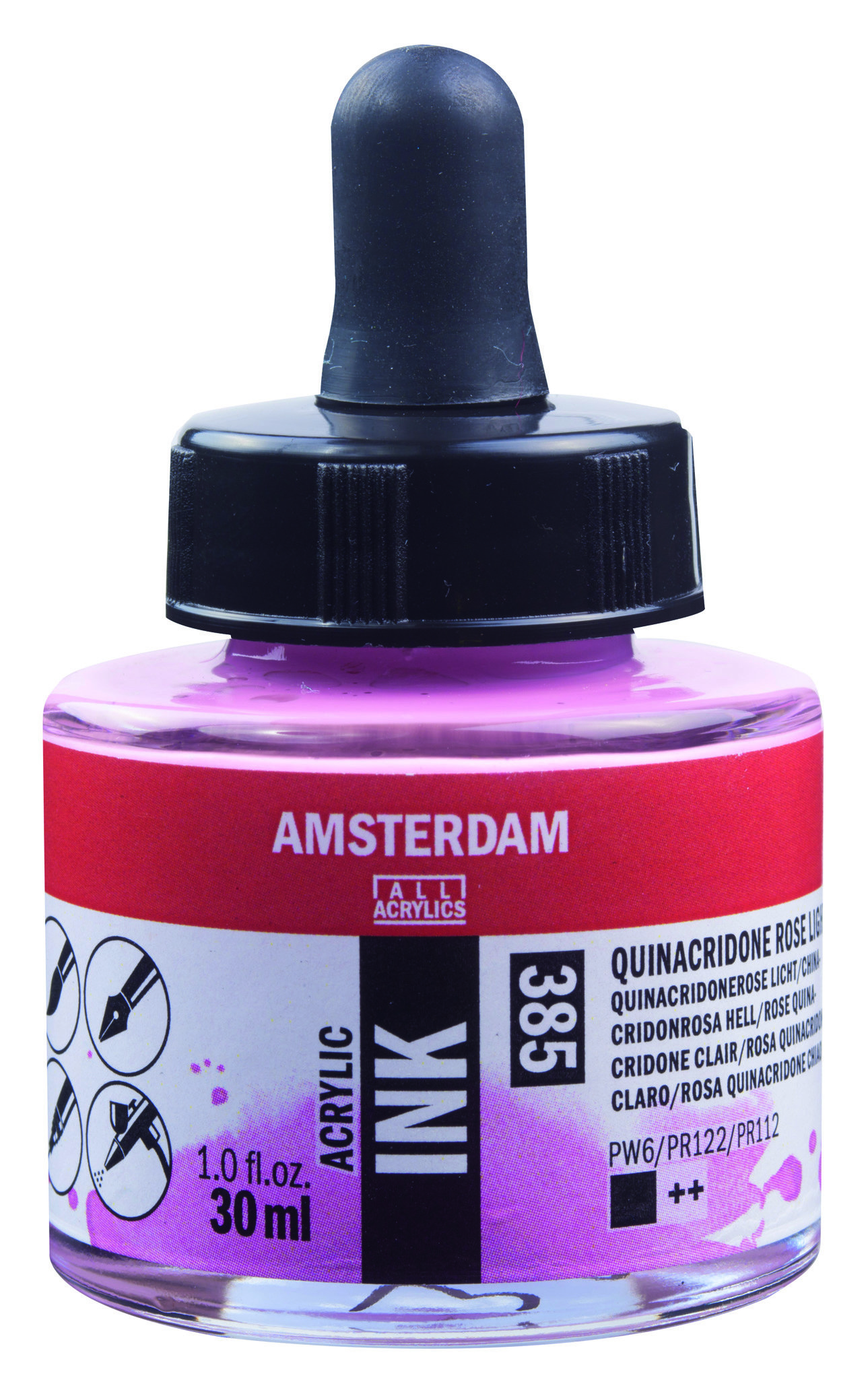 AAC INK 30ML QUINAROSE LT