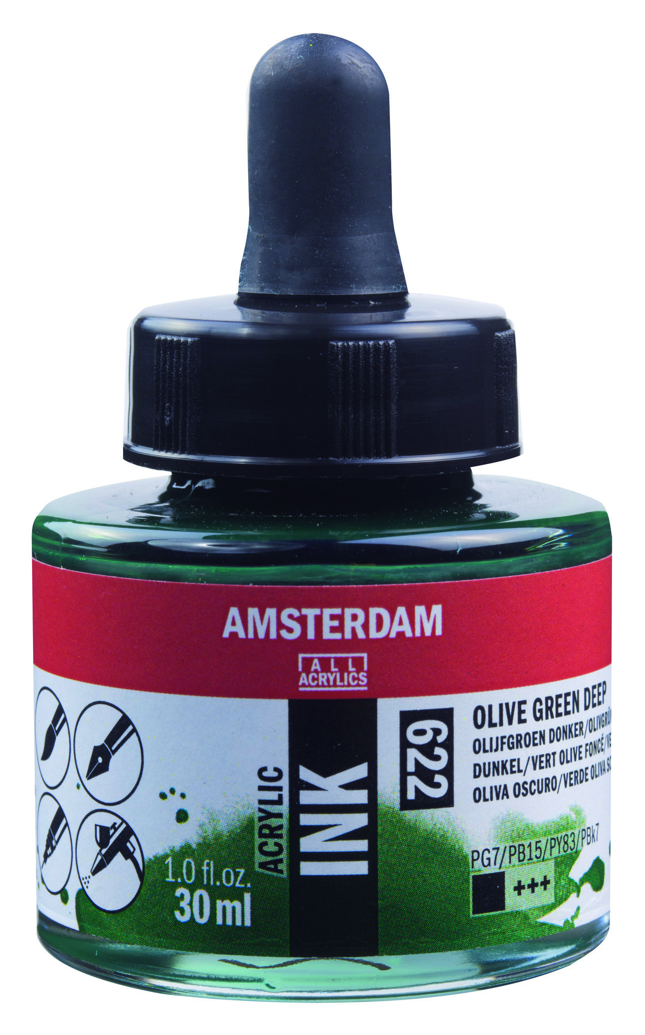 AAC INK 30ML OLIVE GREEN DP