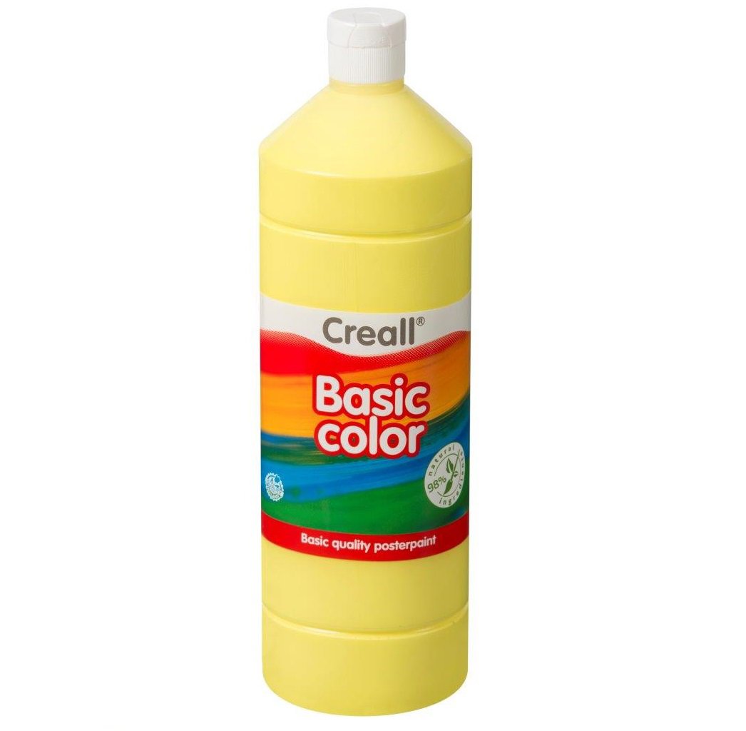 CREALL Gouache Basic 1000ml 01 Light Yellow