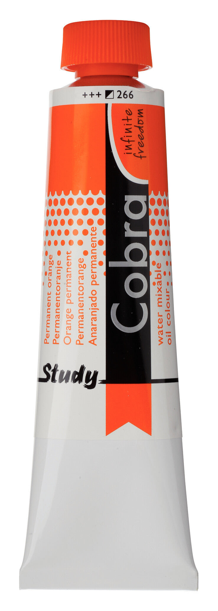 Cobra Study Oil Colour Tube 40 ml Permanent Orange
