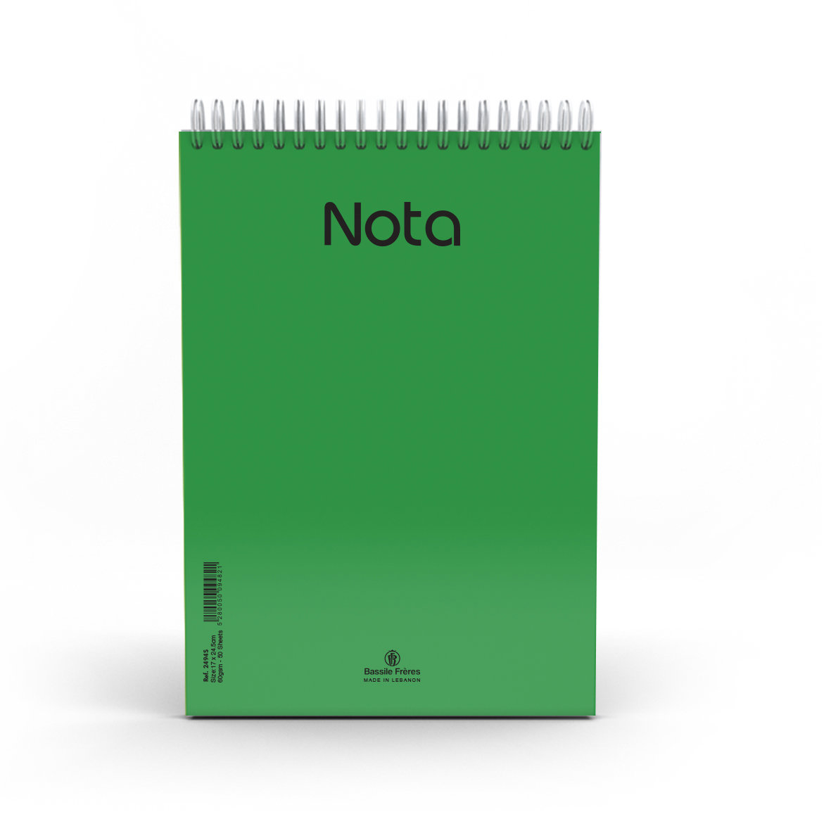 NOTA Note bk PB Sp D/Wire 60g Lines17x24.5cm 50sh