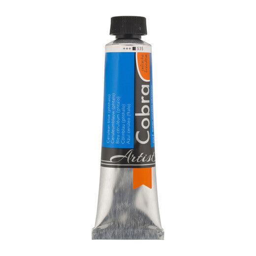 Cobra Artist Oil Colour Tube 40 ml B Cerulean Blue (Phthalo)