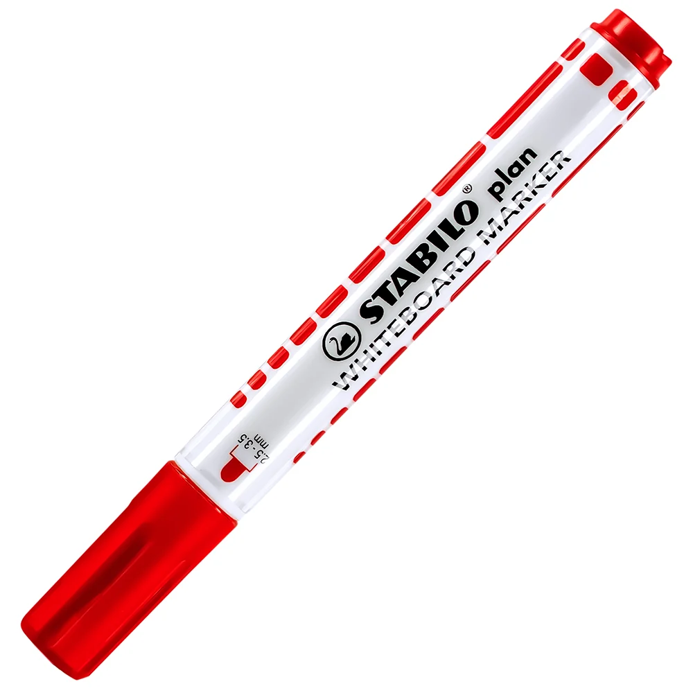 STABILO plan Whiteboard Marker round tip, red Thumbnail