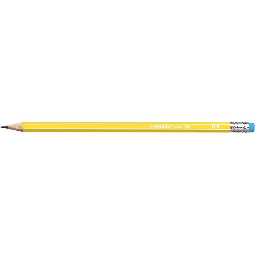 2160/05-HB  pencil 160 Rubber tip yellow HB DZ