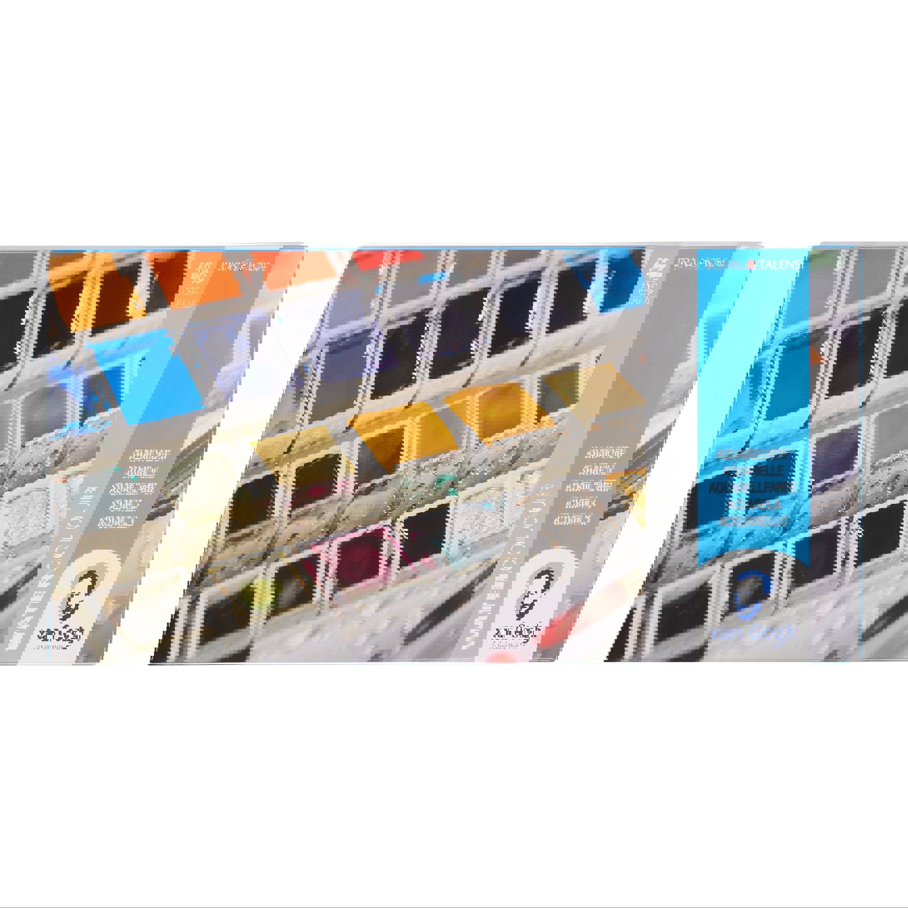 Van Gogh Watercolour metal case set | 48 half pans Multicolour
