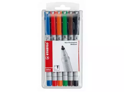 853/6 OHP Pen Non Permenant Med wallet of 6 pcs