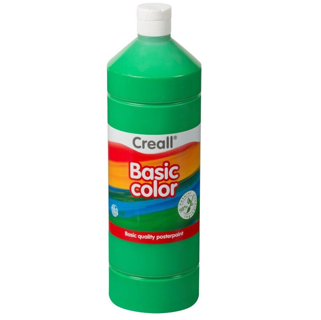 CREALL Gouache Basic 1000ml 15 Mid Green