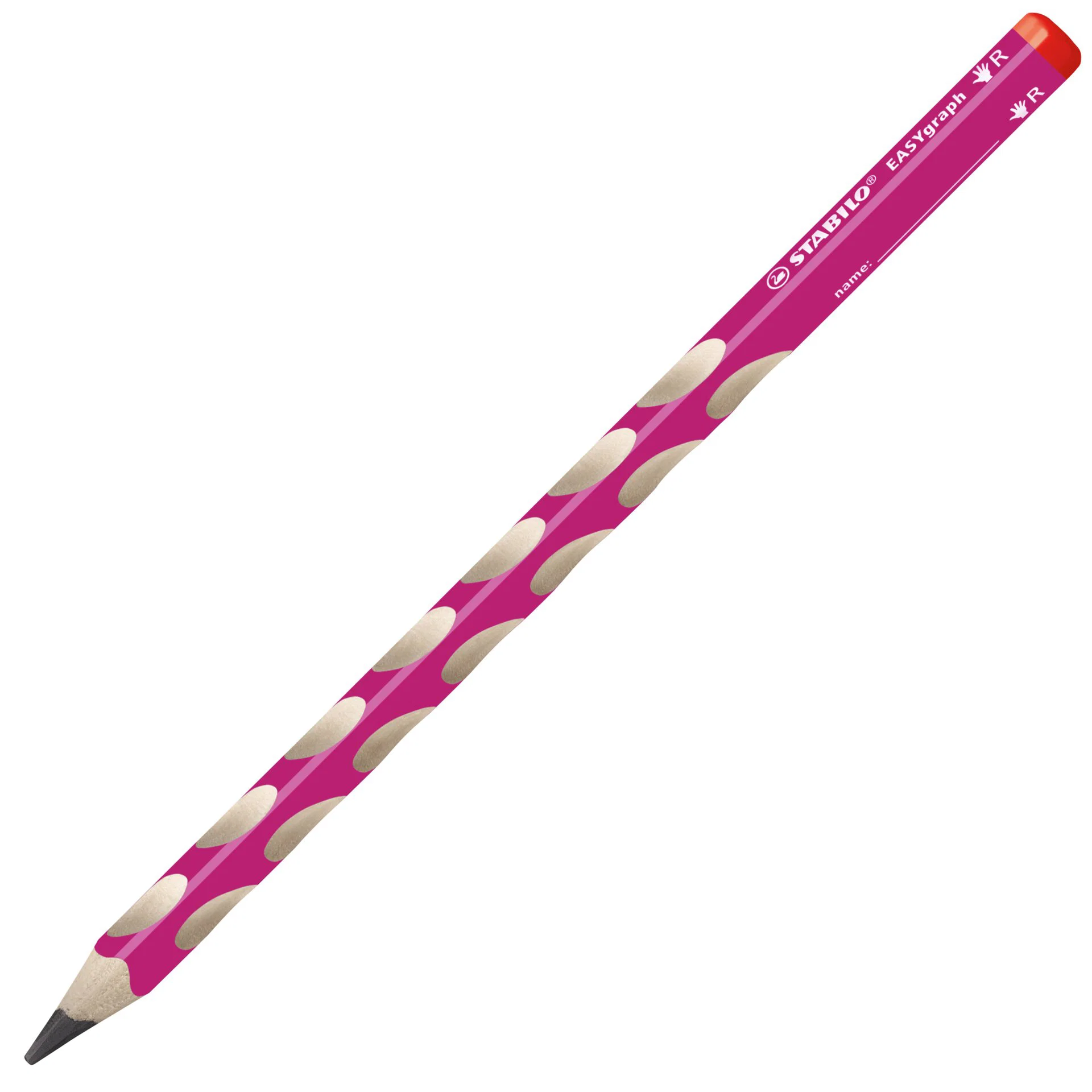 STABILO EASYgraph ergonomic Graphite Pencil HB, right-handed, pink, dozen Thumbnail