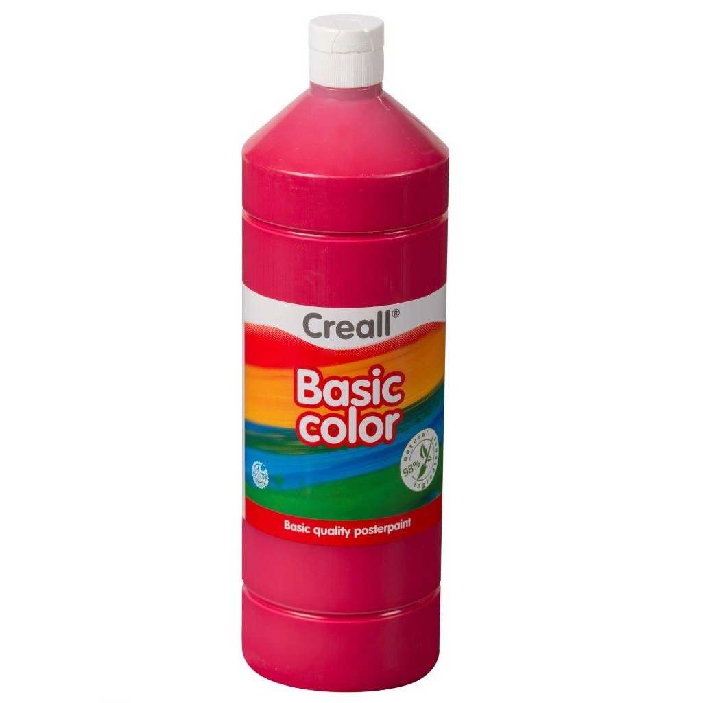 CREALL Gouache Basic 1000ml 06 Dark Red