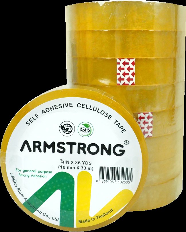 A132505 Stationery Tape Cellulose 3 core 18mmx33m