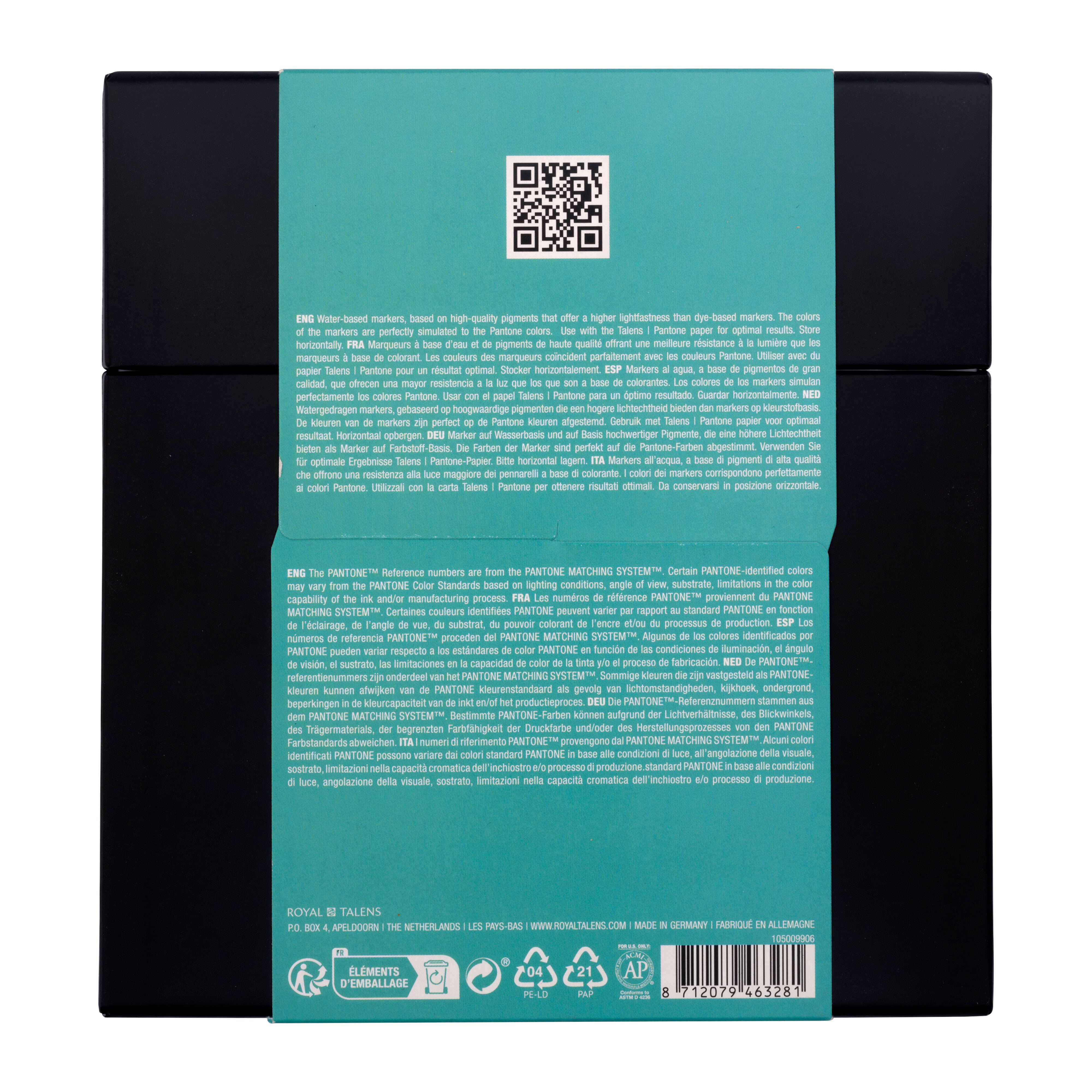 Talens Pantone Set Blue Green x9 Markers Thumbnail